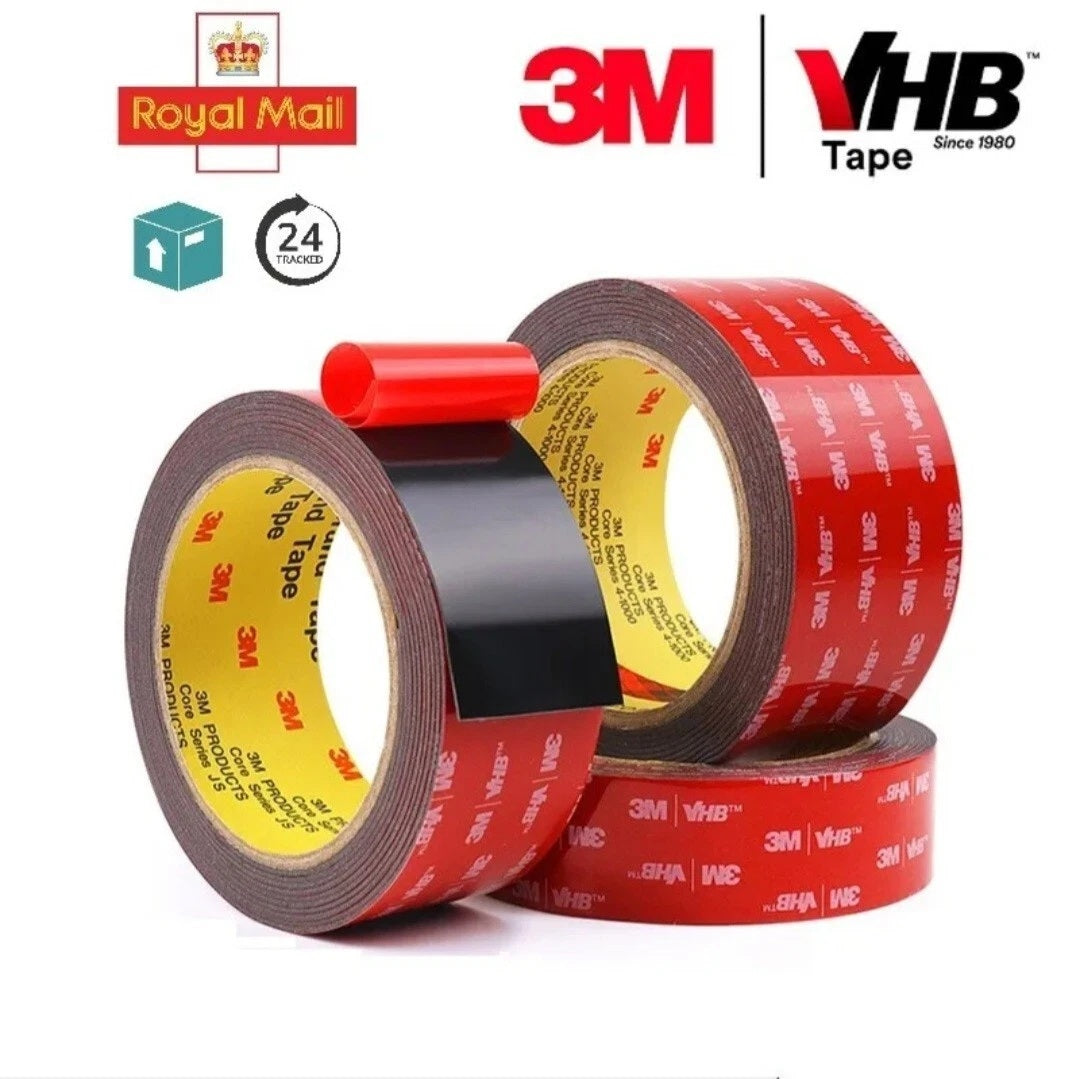 Genuine 3M VHB 5925 Car Vehicle Double Sided Tape Acrylic Adhesive Mounting Roll